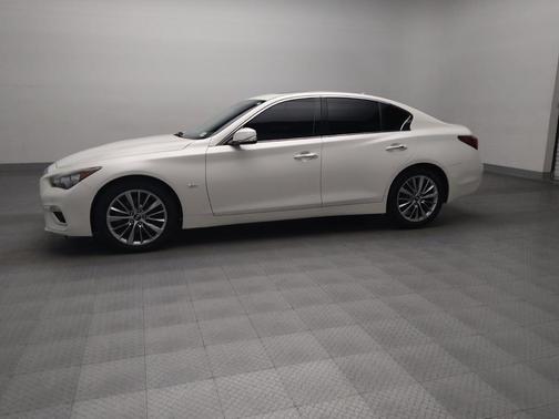 White 2018 INFINITI Q50 3.0t LUXE