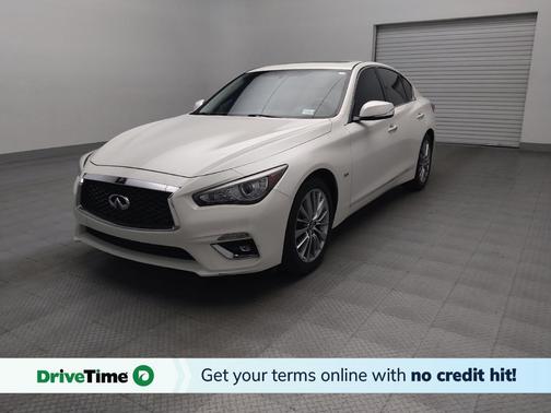 White 2018 INFINITI Q50 3.0t LUXE