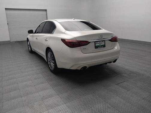 White 2018 INFINITI Q50 3.0t LUXE