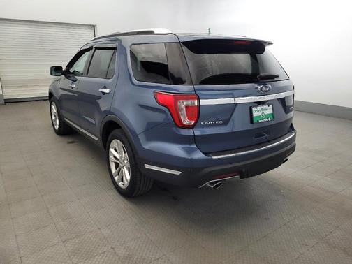 Blue Metallic 2018 Ford Explorer Limited