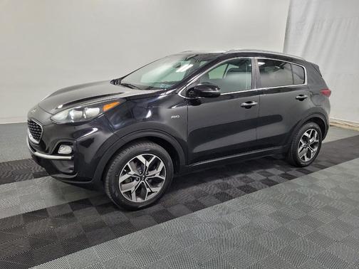 Black Cherry 2021 Kia Sportage EX
