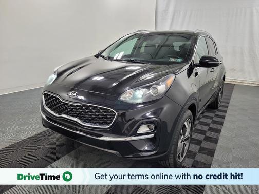 Black Cherry 2021 Kia Sportage EX