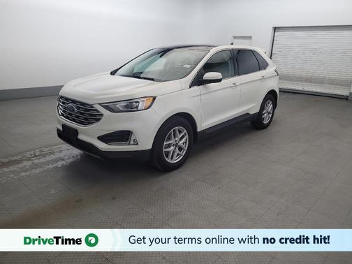 Star White Metallic Tri-Coat 2021 Ford Edge SEL