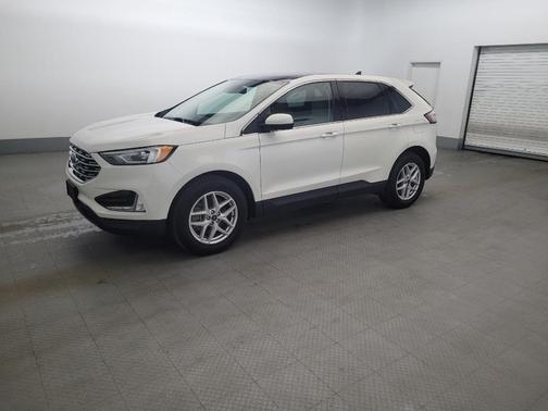 Star White Metallic Tri-Coat 2021 Ford Edge SEL