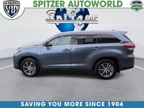 Shoreline Blue Pearl 2018 Toyota Highlander XLE