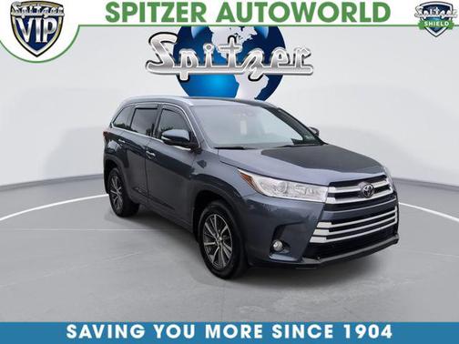 Shoreline Blue Pearl 2018 Toyota Highlander XLE