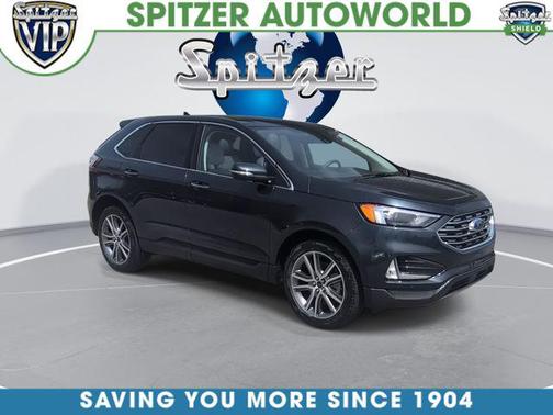 Stone Blue Metallic 2024 Ford Edge Titanium