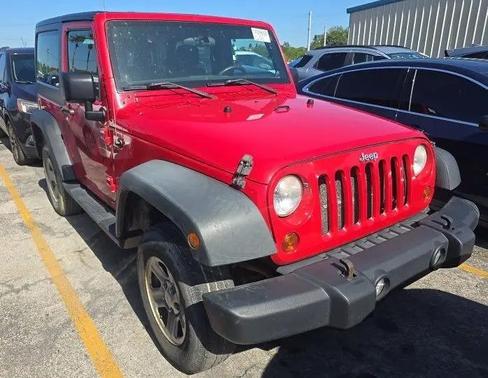 RED 2011 Jeep Wrangler Sport