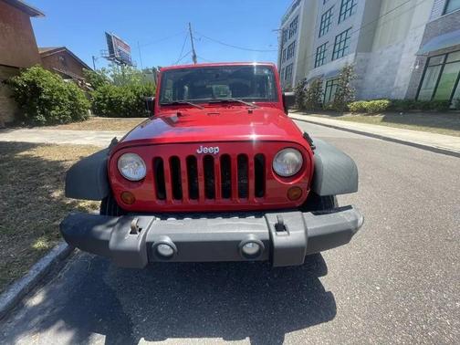 RED 2011 Jeep Wrangler Sport