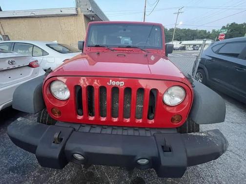 RED 2011 Jeep Wrangler Sport