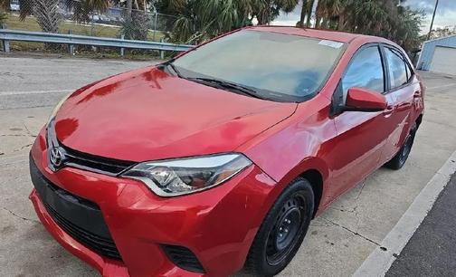 RED 2016 Toyota Corolla LE