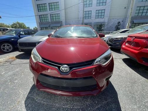 RED 2016 Toyota Corolla LE