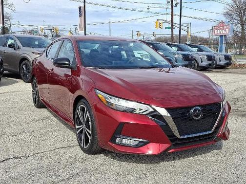 Scarlet Ember 2023 Nissan Sentra SR