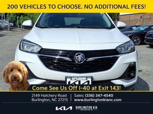 White Frost Tricoat 2021 Buick Encore GX Select