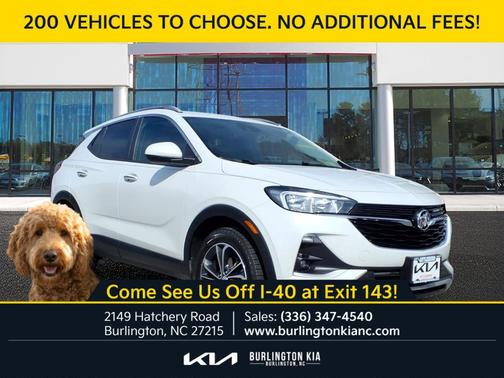 White Frost Tricoat 2021 Buick Encore GX Select