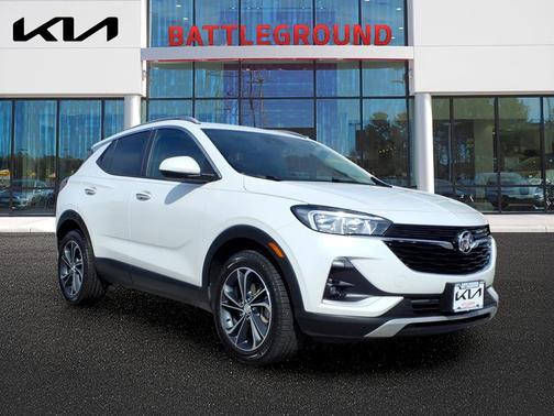 White Frost Tricoat 2021 Buick Encore GX Select