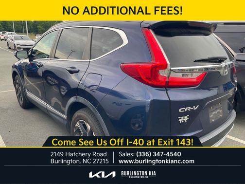 Obsidian Blue Pearl 2018 Honda CR-V Touring