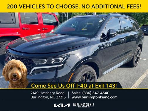 Ebony Black 2023 Kia Sorento SX