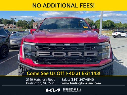 Rapid Red Metallic Tinted Clearcoat 2024 Ford F-150 Raptor