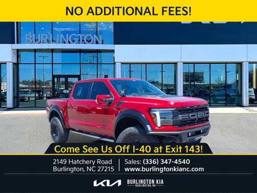 Rapid Red Metallic Tinted Clearcoat 2024 Ford F-150 Raptor