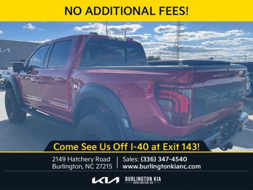 Rapid Red Metallic Tinted Clearcoat 2024 Ford F-150 Raptor