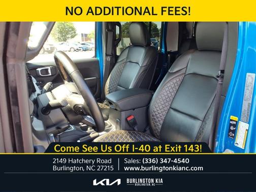 Hydro Blue Pearlcoat 2022 Jeep Gladiator High Altitude 4x4