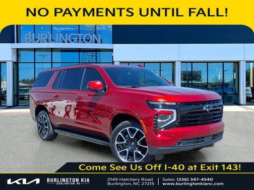 Radiant Red Tintcoat 2025 Chevrolet Suburban RST