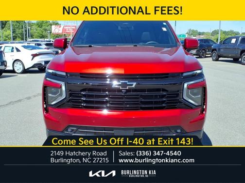 Radiant Red Tintcoat 2025 Chevrolet Suburban RST