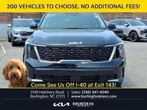 Ebony Black 2024 Kia Sorento S