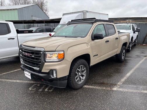 Tan 2021 GMC Canyon AT4