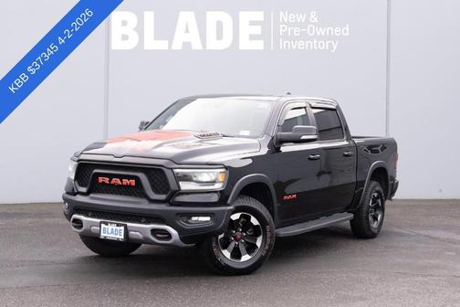 Black 2021 RAM 1500 Rebel