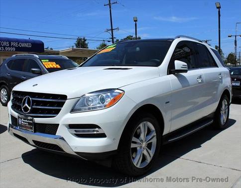2012 Mercedes-Benz M-Class 4MATIC 4dr ML 350