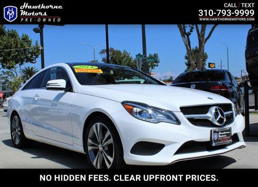 2014 Mercedes-Benz E-Class 2dr Coupe E 350 RWD
