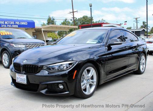 Black Sapphire Metallic 2018 BMW 430 Gran Coupe i