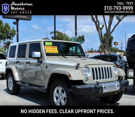 2017 Jeep Wrangler Unlimited Chief Edition 4x4 *Ltd Avail*