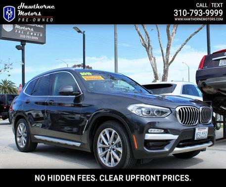Dark Graphite Metallic 2019 BMW X3 sDrive30i