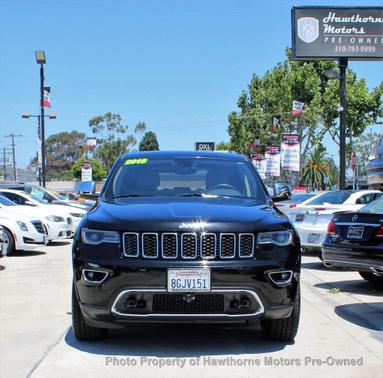 Diamond Black Crystal Pearlcoat 2018 Jeep Grand Cherokee Limited