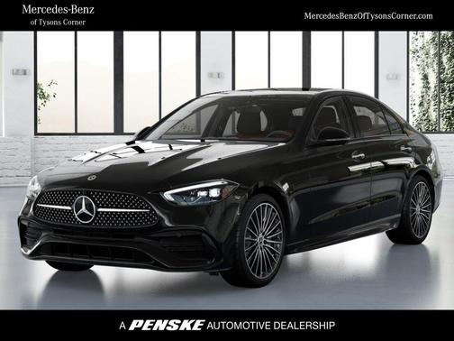 Black 2026 Mercedes-Benz C-Class C 300 4MATIC