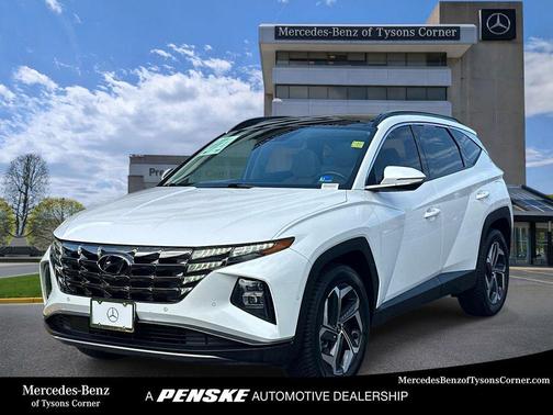 Quartz White 2022 Hyundai TUCSON Limited