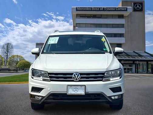 Pure White 2019 Volkswagen Tiguan 2.0T SEL