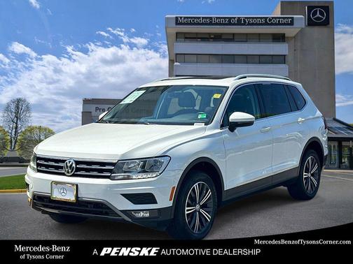 Pure White 2019 Volkswagen Tiguan 2.0T SEL