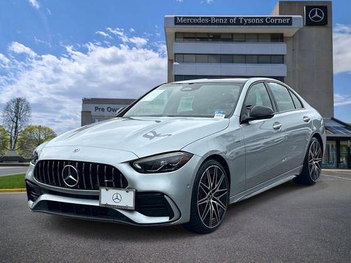 Cirrus Silver Metallic 2023 Mercedes-Benz AMG C 43 4MATIC