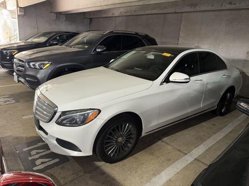 Polar White 2015 Mercedes-Benz C-Class C 300 4MATIC Luxury