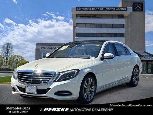 Diamond White 2015 Mercedes-Benz S-Class 4MATIC
