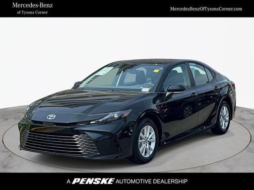Midnight Black Metallic 2025 Toyota Camry LE