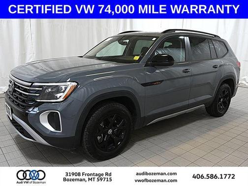 Pure Gray 2024 Volkswagen Atlas 2.0T SEL