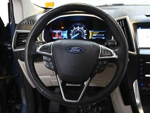 Blue Metallic 2019 Ford Edge Titanium