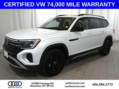 Opal White Pearl 2024 Volkswagen Atlas 2.0T SEL