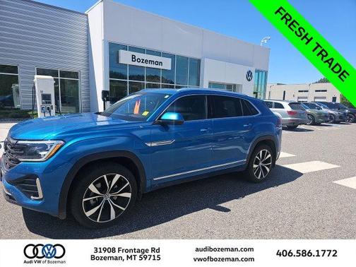 Kingfisher Blue Metallic 2024 Volkswagen Atlas Cross Sport 2.0T SEL Premium