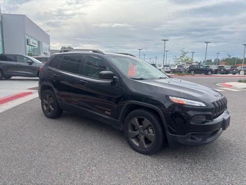 Brilliant Black Crystal Pearlcoat 2016 Jeep Cherokee 75th Anniversary